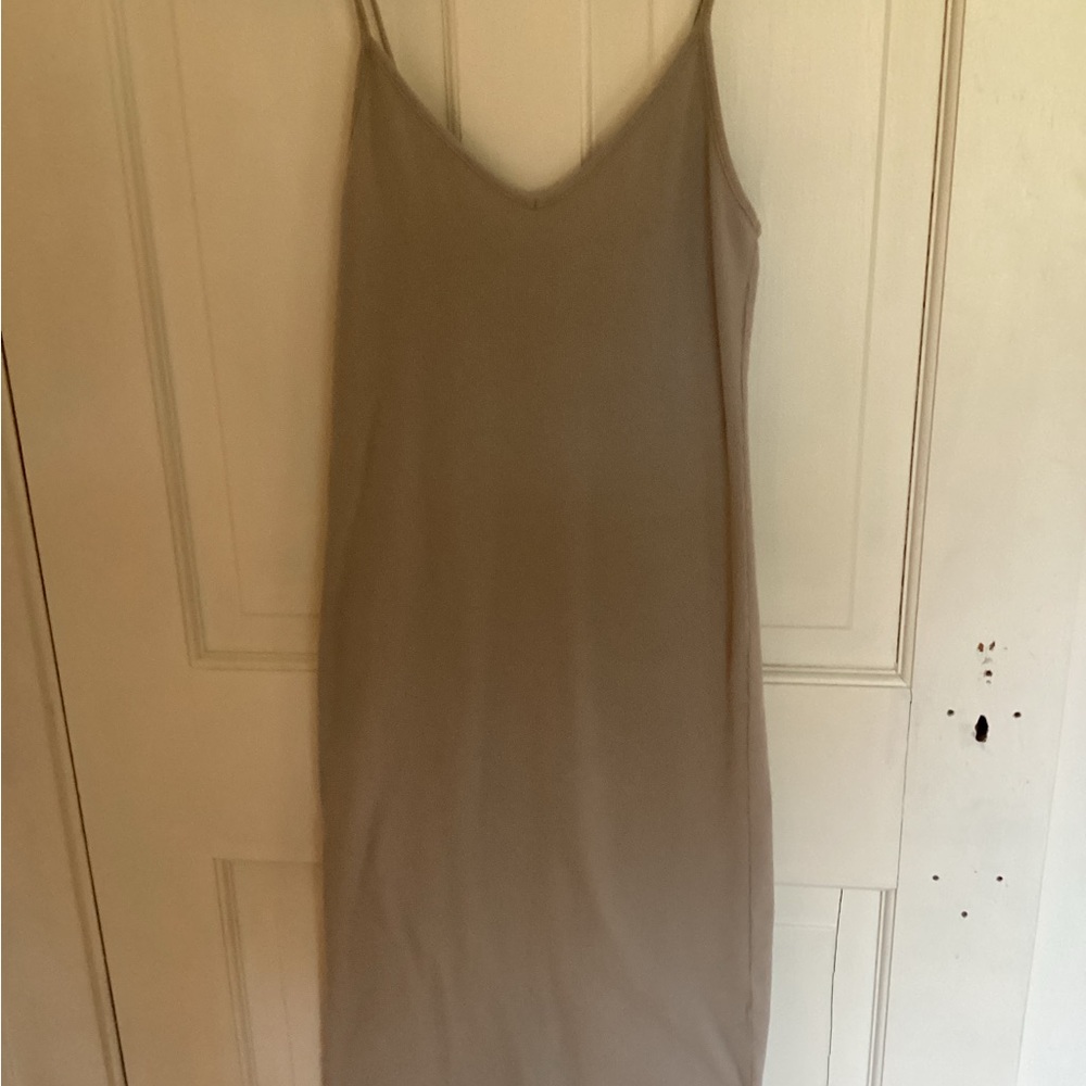 Forever 21 heather gray cotton dress